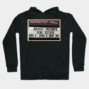 Webster Hall billboard in NYC Hoodie